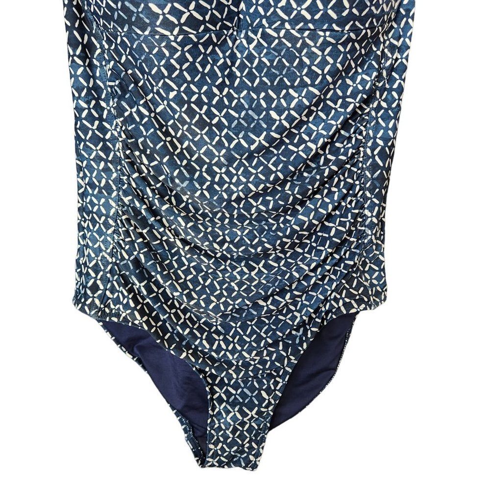 Nip Tuck Nautical Foil Twist Front Tummy Control … - image 4